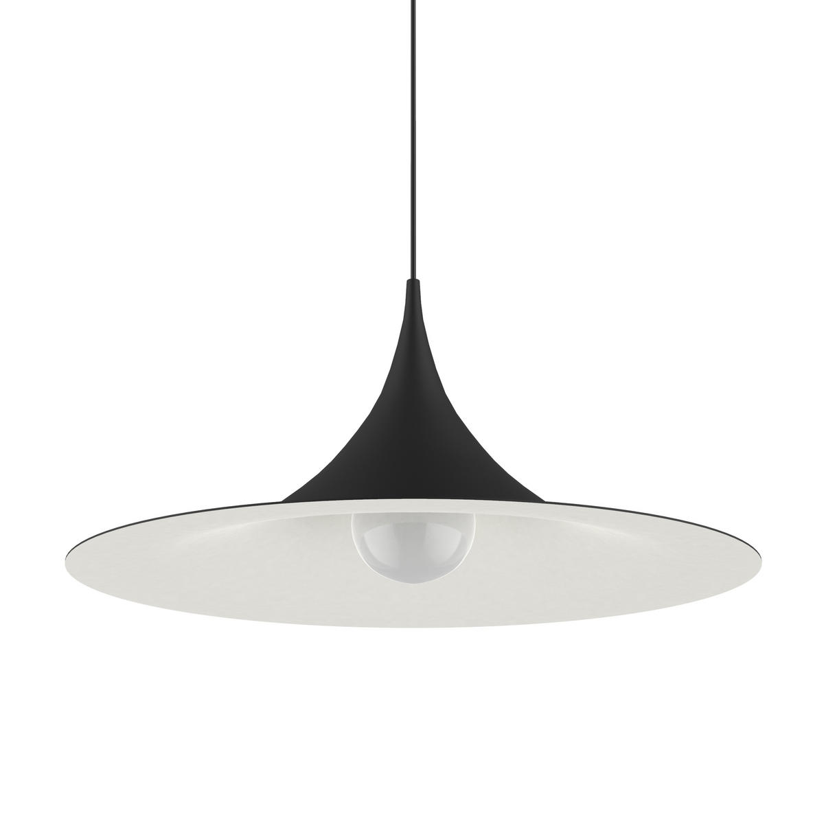 HÄNGELEUCHTE - Schwarz, Metall (57/57/27cm) - Lumicom