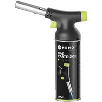 CREME BRULEE BRENNER / Kochbrenner - mit Gaskartusche - Jet - Schwarz, Kunststoff (2/26/7cm) - Hendi