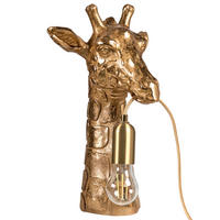 TISCHLAMPE Giraffe Gold Malaika - Messingfarben/Goldfarben, Kunststoff (23/16/40cm) - Beliani