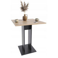 COUCHTISCH JULA Artisan Eiche-Schwarz 70/70/73,6 cm - Multicolor, Holzwerkstoff (70/70/73.6cm) - Matkam Möbel
