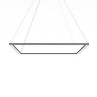 LED-HÄNGELEUCHTE - Graubraun, Metall (90/90/100cm) - Lumicom