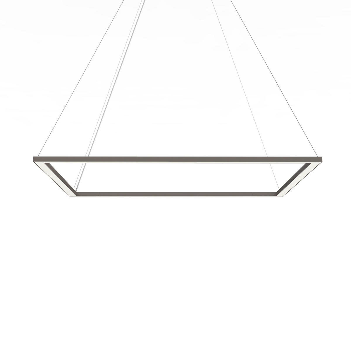LED-HÄNGELEUCHTE - Graubraun, Metall (90/90/100cm) - Lumicom