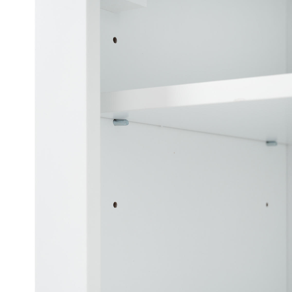 BADEZIMMER-HOCHSCHRANK 60x40x180 cm Weiß aus Holzwerkstoff mit Schränken & Schubladen - Weiß, Holzwerkstoff (60/180/40cm) - Modfu