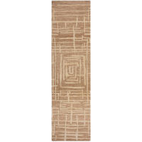 TEPPICH ARLEN, geometrisch, Senfgelb, 80 x 300 cm - Goldfarben, Textil (80/300cm) - KADIMA DESIGN