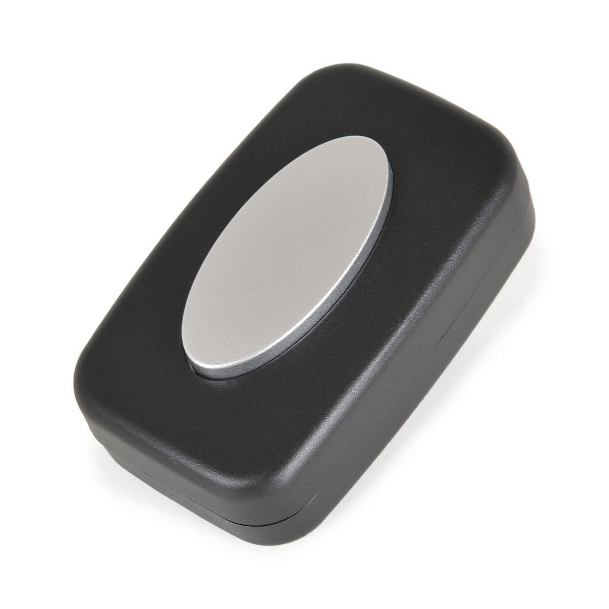 KINDERAUTOSITZZUBEHÖR Kinder-Autospiegel Reflex LED dunkelgrau LED-Licht, Fernbedienung, 360° drehbar, Kopfstütze, leicht zu reinigen - Schwarz, Kunststoff (20/8/28cm) - Moni