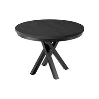 ESSTISCH Malumi MM-12 Schwarz Paintflow - Schwarz, Holzwerkstoff (100/100/75cm)
