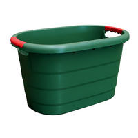 UNIVERSAL-BEHÄLTER oval 46 L, grün - Grün, Kunststoff (40/34/60cm) - GARANTIA