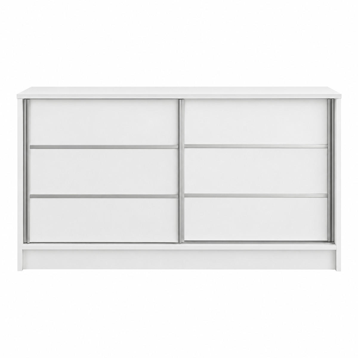 XXXLutz Kommode Weiß 121x85x43.5 cm