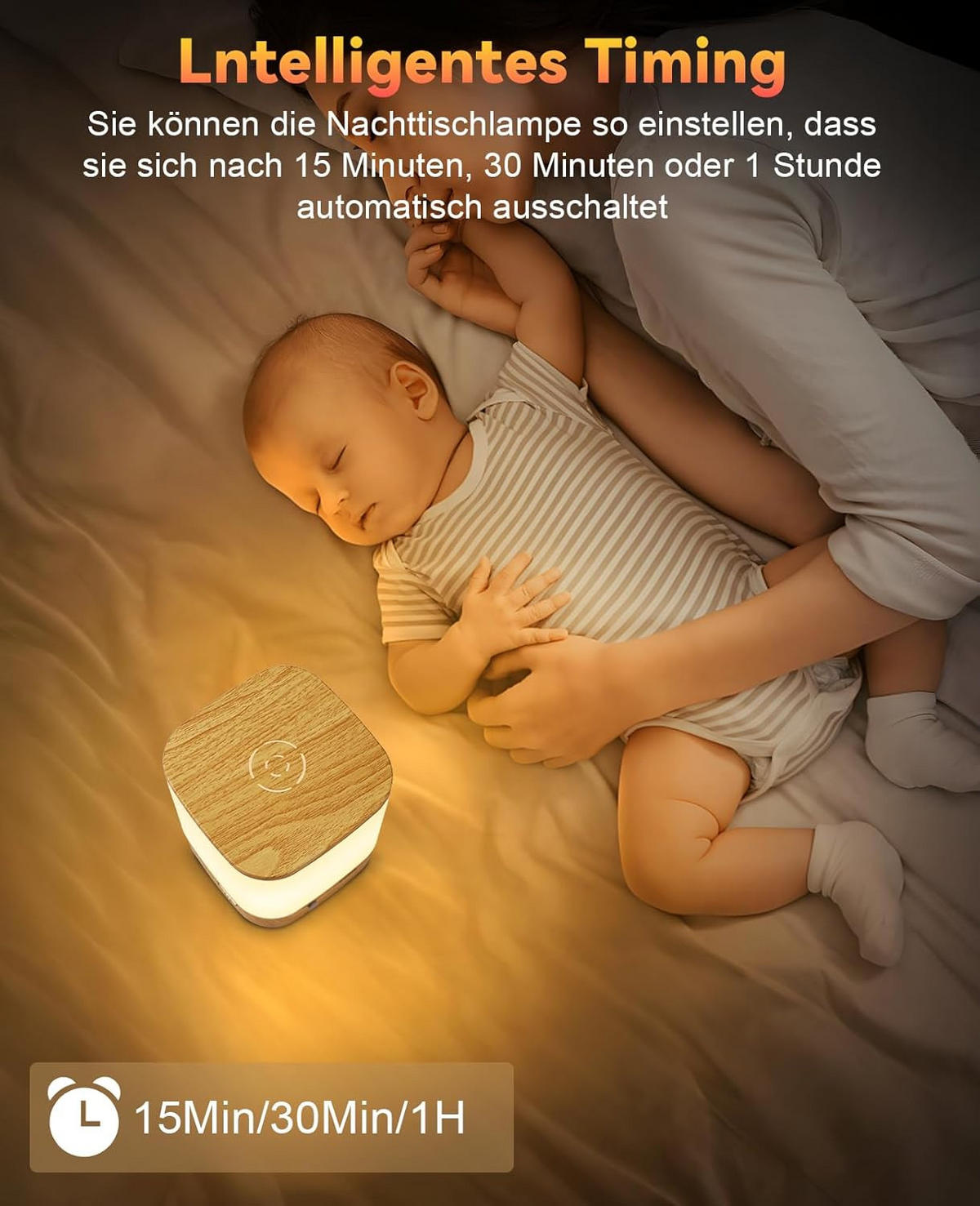 TISCHLEUCHTE Hellwig 9.8/11.5/9.8 cm - Eiche Artisan, Metall (9.8/9.8/11.5cm) - ZMH