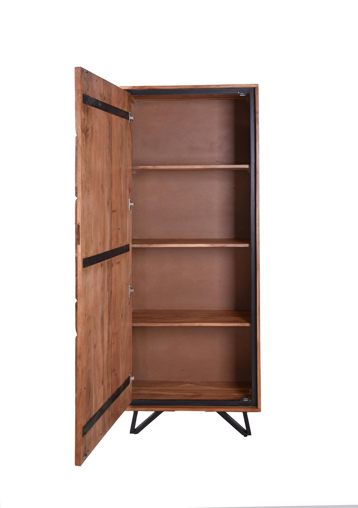 HIGHBOARD Ebba Akazienbraun 181x40x70cm - Akaziefarben, Holz (40/181/70cm) - DELUKE