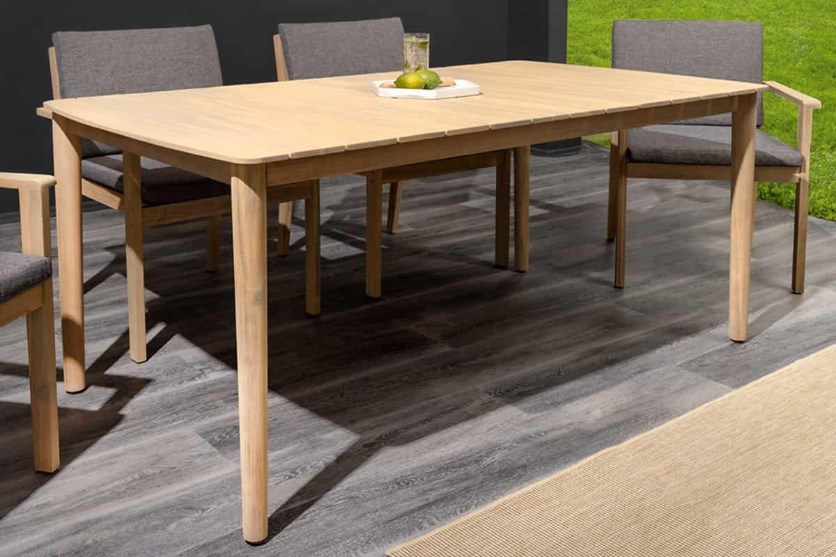 GARTENTISCH KOPENHAGEN Akazie Natur 160cm - Braun, Holz (90/155/76cm) - riess-ambiente