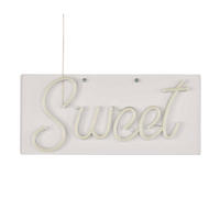 LED WANDELEUCHTE Silikon Weiß - Weiß, Kunststoff (45/2/20cm)