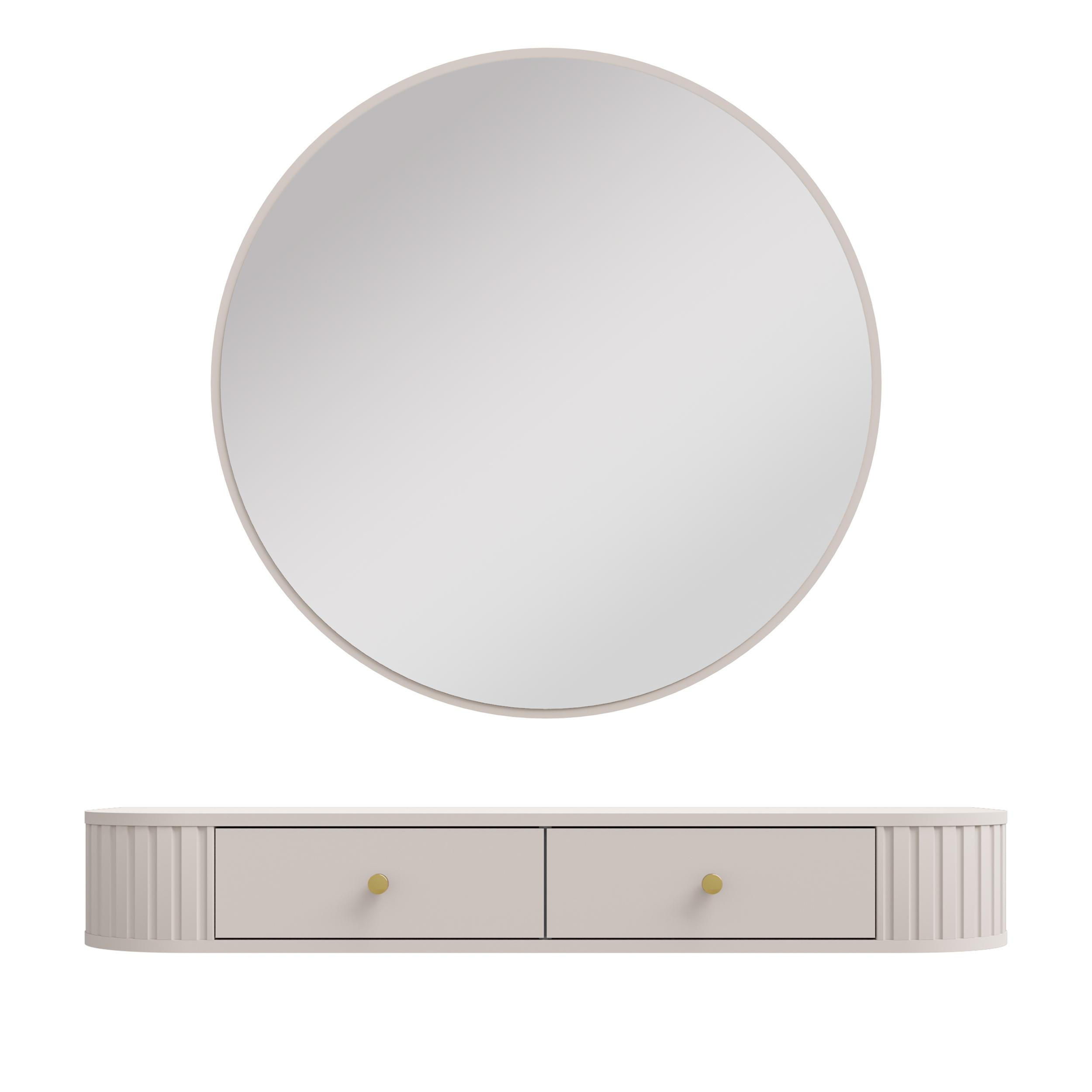 AX Living Konsolentisch Beige 123x17.5x35.9 cm