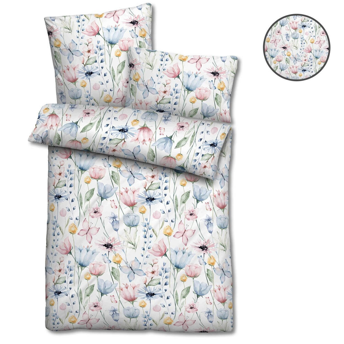 BETTWÄSCHE 135x200 cm - Weiß, Textil (135/200cm)