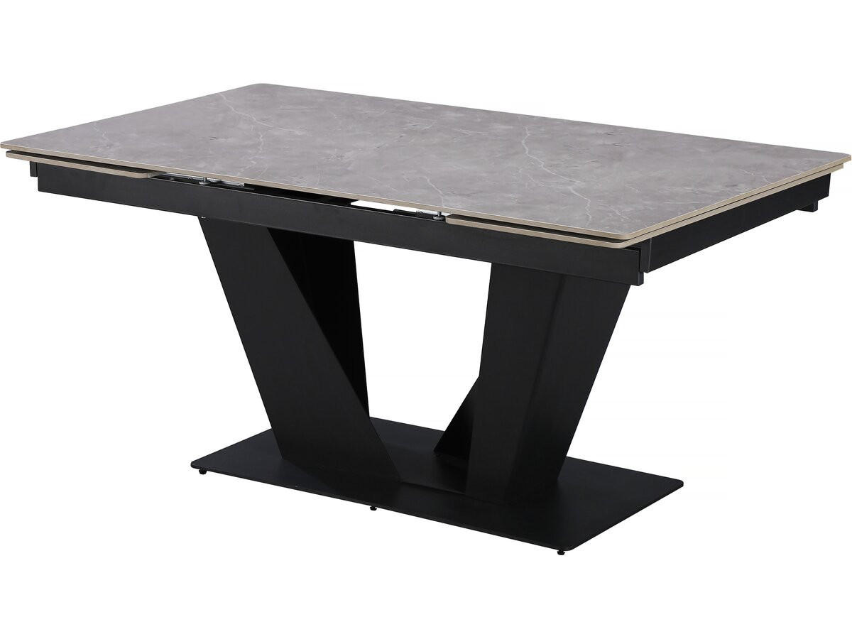 ESSTISCH Nova Ausziehbar Grau - Grau, Keramik/Metall (90/240/76cm) - Habitat Garten