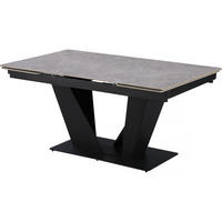 ESSTISCH Nova Ausziehbar Grau - Grau, Keramik/Metall (90/240/76cm) - Habitat Garten