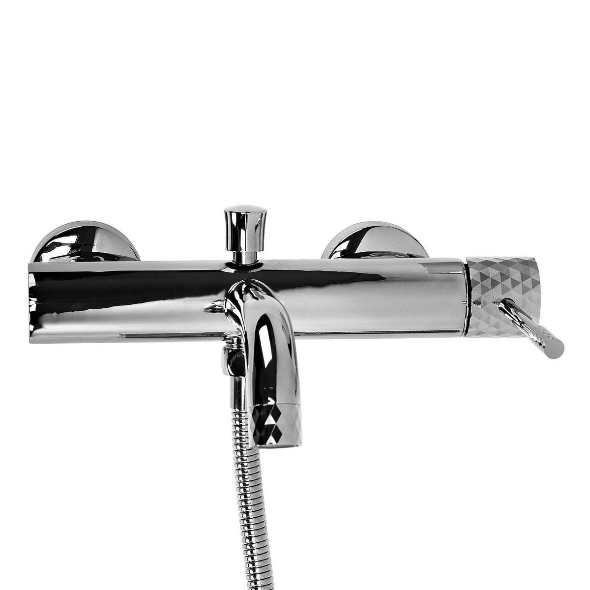 WANNENARMATUR Rea Lungo Diamond Chrome - Chromfarben, Metall (25/6/21cm) - REA