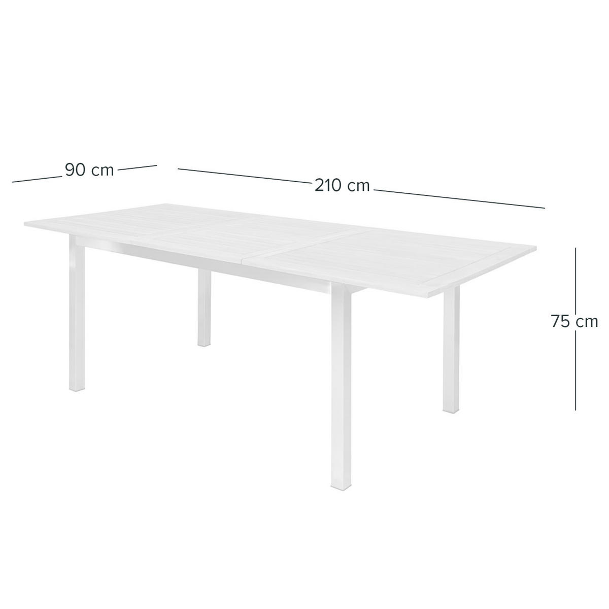 GARTENTISCH - Teak massiv / Edelstahl - Ausziehfunktion - Silberfarben/Braun, Holz/Metall (90/150/75cm) - home24