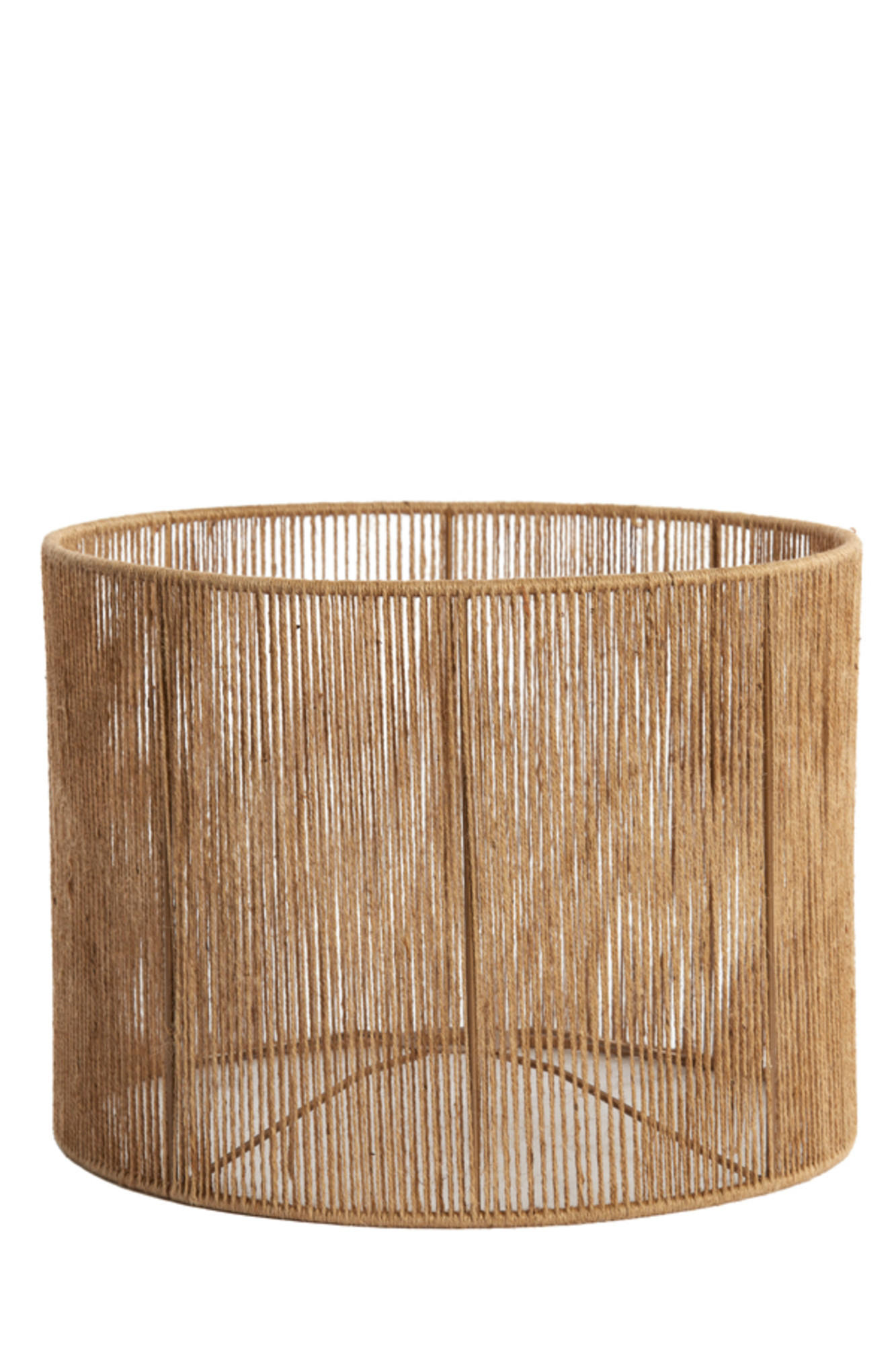 LAMPENSCHIRM Tossa Braun Ø40/30 cm - Braun, Textil (40/40/30cm) - Light & Living