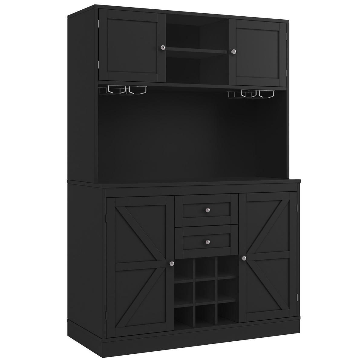 KOMMODE 80/35/79,5 cm mit 2 Türen und 2 Schubladen, Wellenfront und Kippsicherung, Weiß - Weiß, Holzwerkstoff (80/79.5/35cm) - Redom