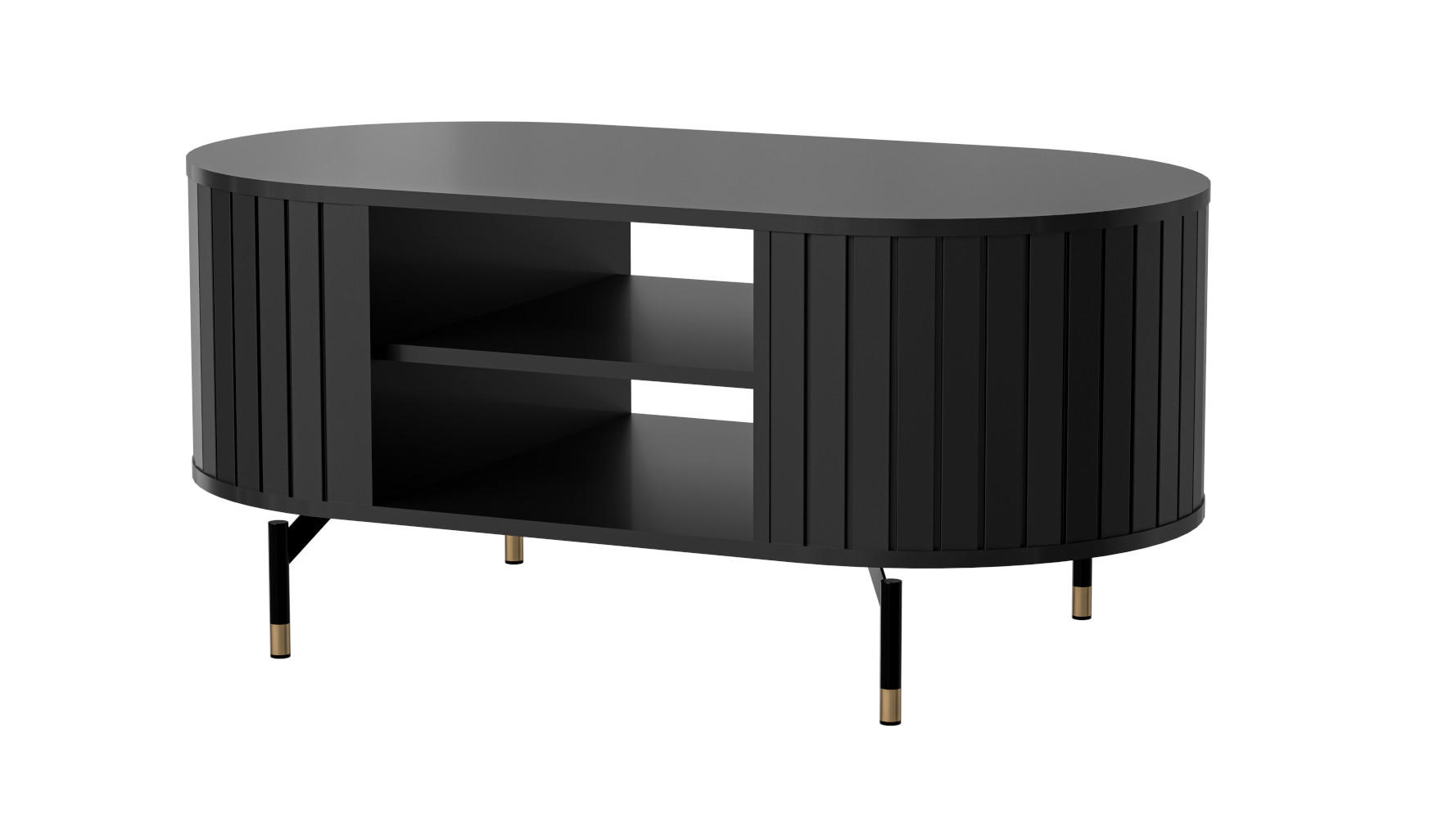 XXXLutz Couchtisch Schwarz 104x47x56 cm