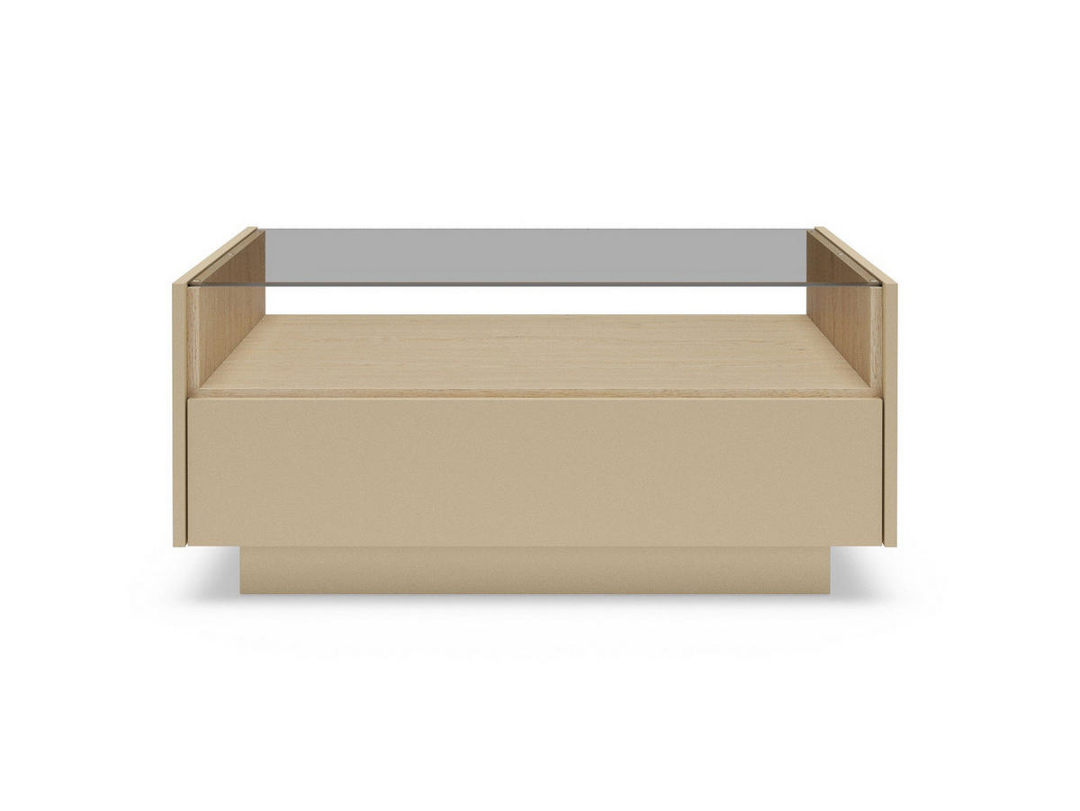 COUCHTISCH 96x67x43 TULUM - Beige, Holzwerkstoff (67/96/67cm) - Compleo24
