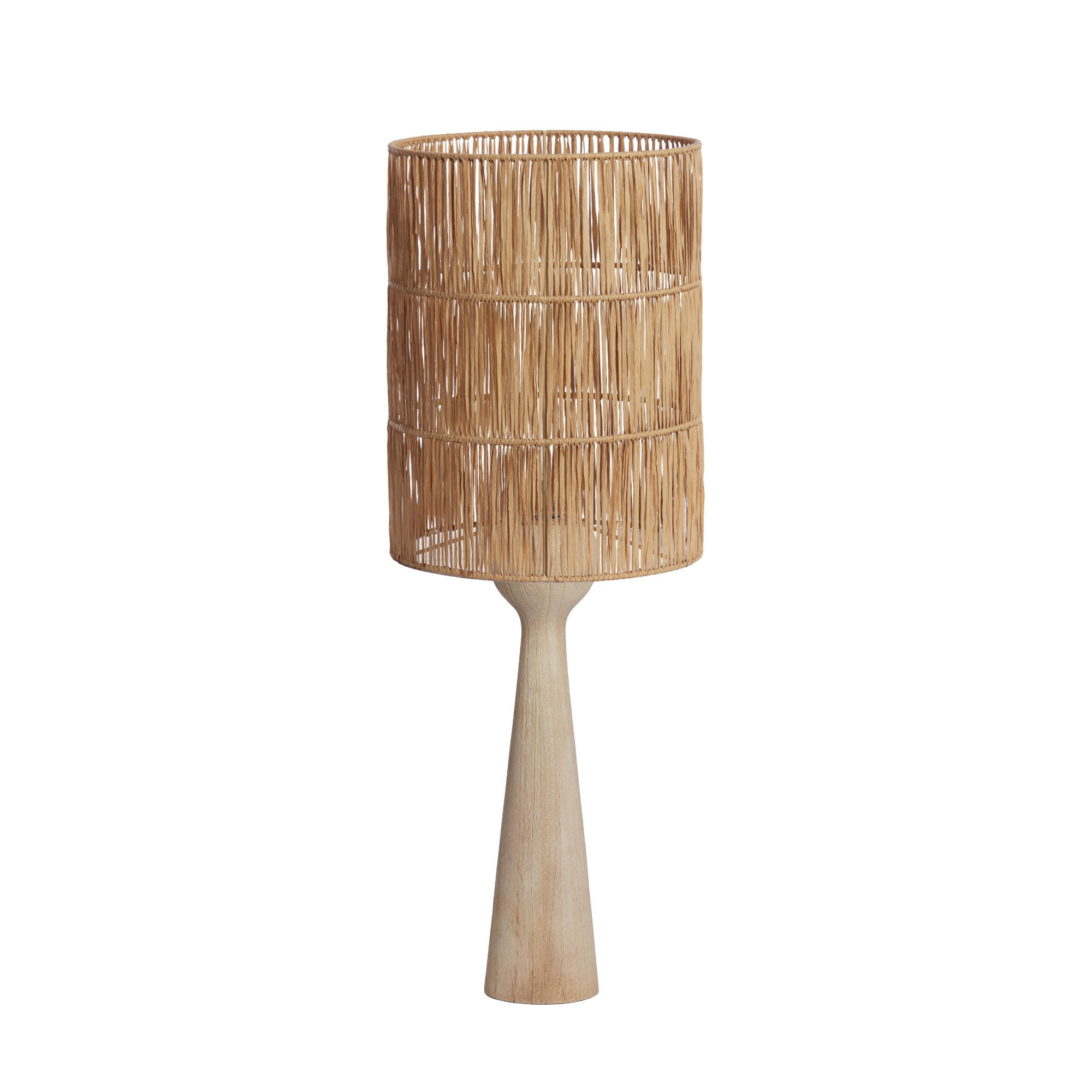 Light & Living Tischlampe Hellbraun 25x70x25 cm