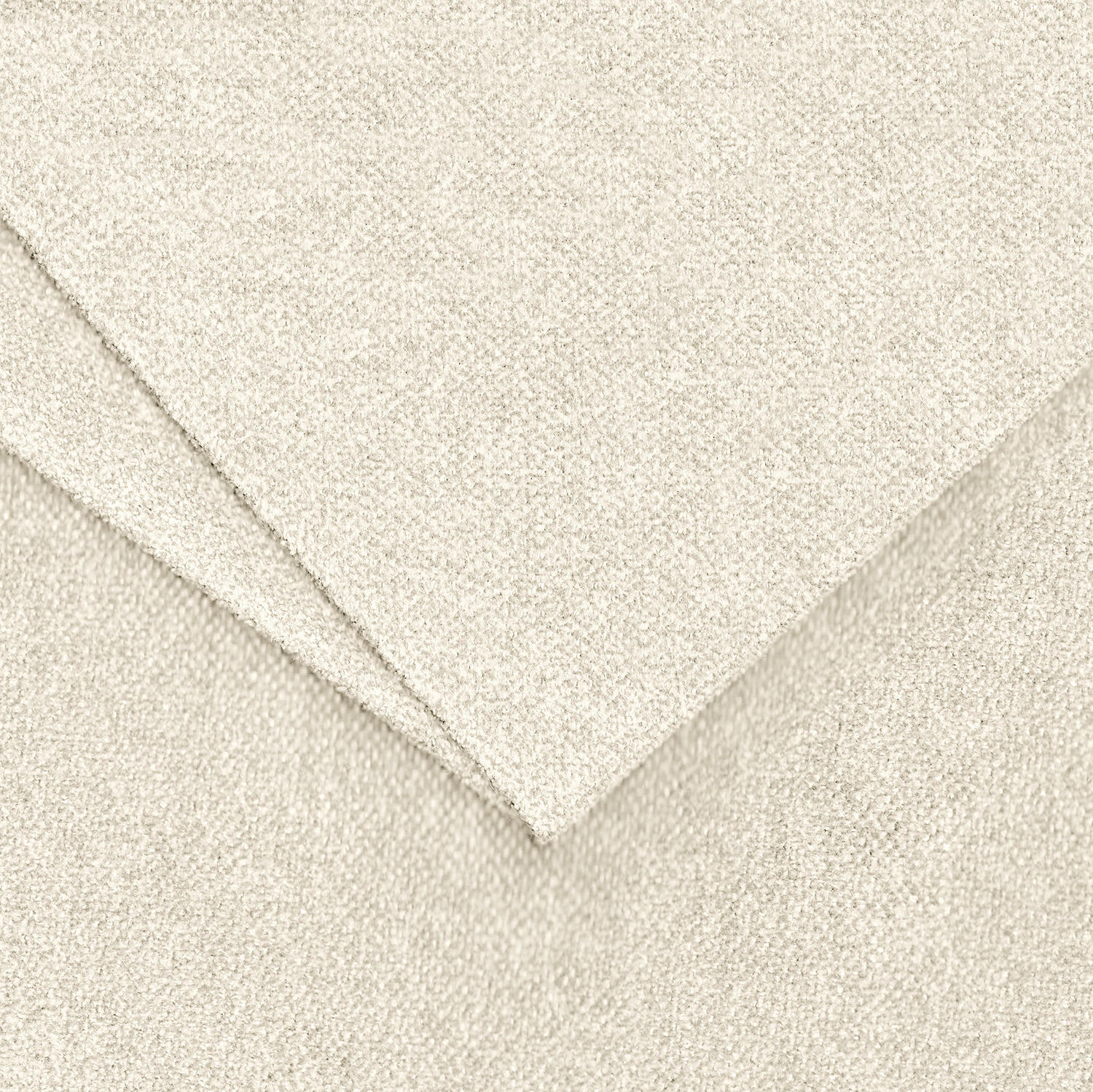 WECHSELBEZUG für 3-Sitzer Sofa - Webstoff - Creme, Textil (60/40cm) - home24