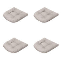 SITZKISSEN Best deal - Beige - 46/46/6 cm - 4er-Set - Beige, Textil (46/6/46cm) - Madison