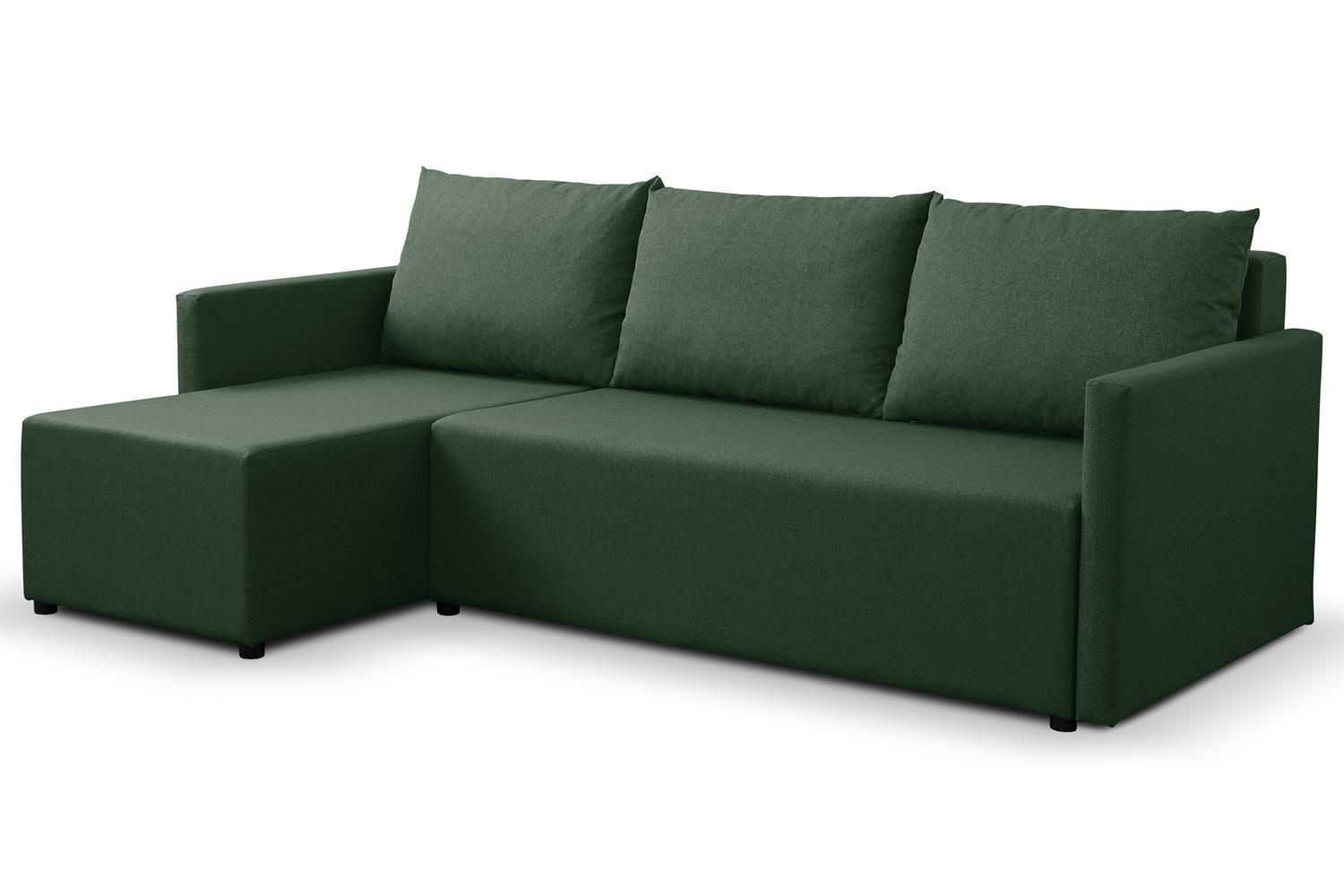 Bettso Ecksofa Grün 217x138 cm