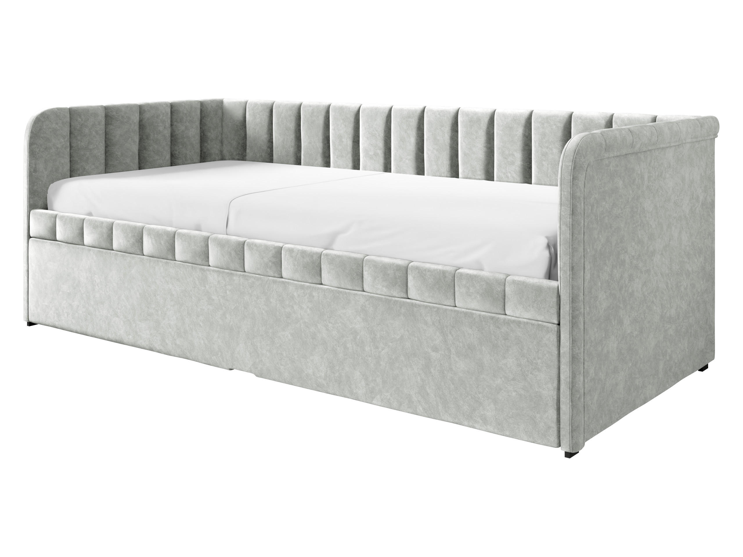 JUGENDBETT Nube - Schwarz/Grau, Holz/Kunststoff (90/200cm) - MIRJAN24