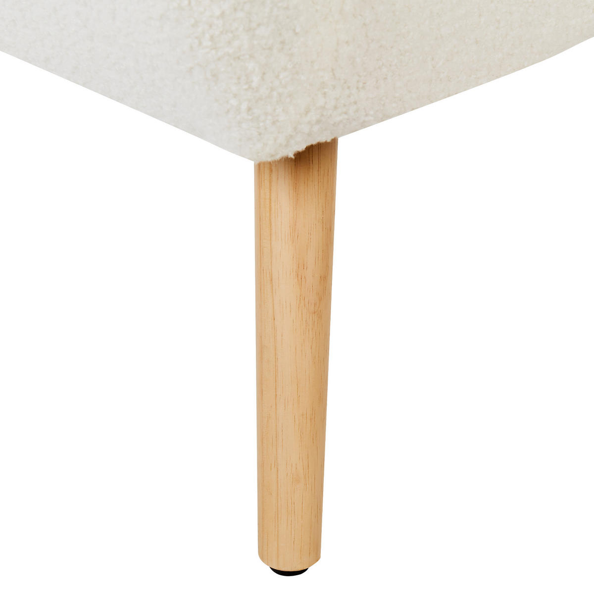 SESSEL Bouclé Weiß Melby - Hellbraun/Weiß, Textil (59/77/68cm) - Beliani