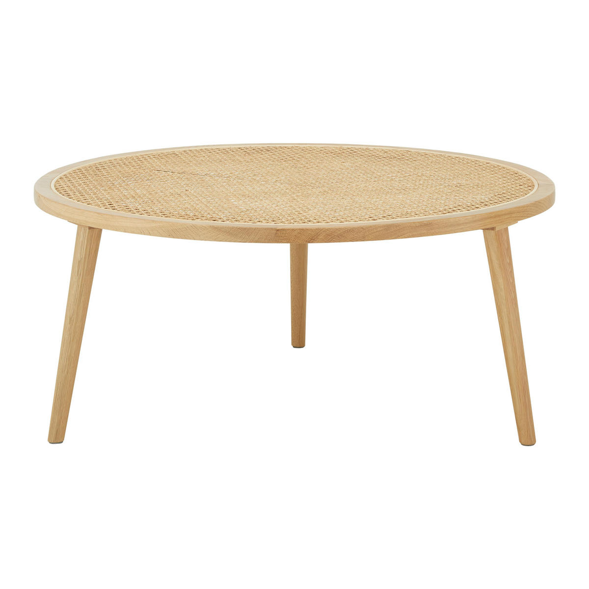 COUCHTISCH Douna Naturfarben Eiche Rund - Naturfarben, Holz (80/80/35cm) - Bessagi Home