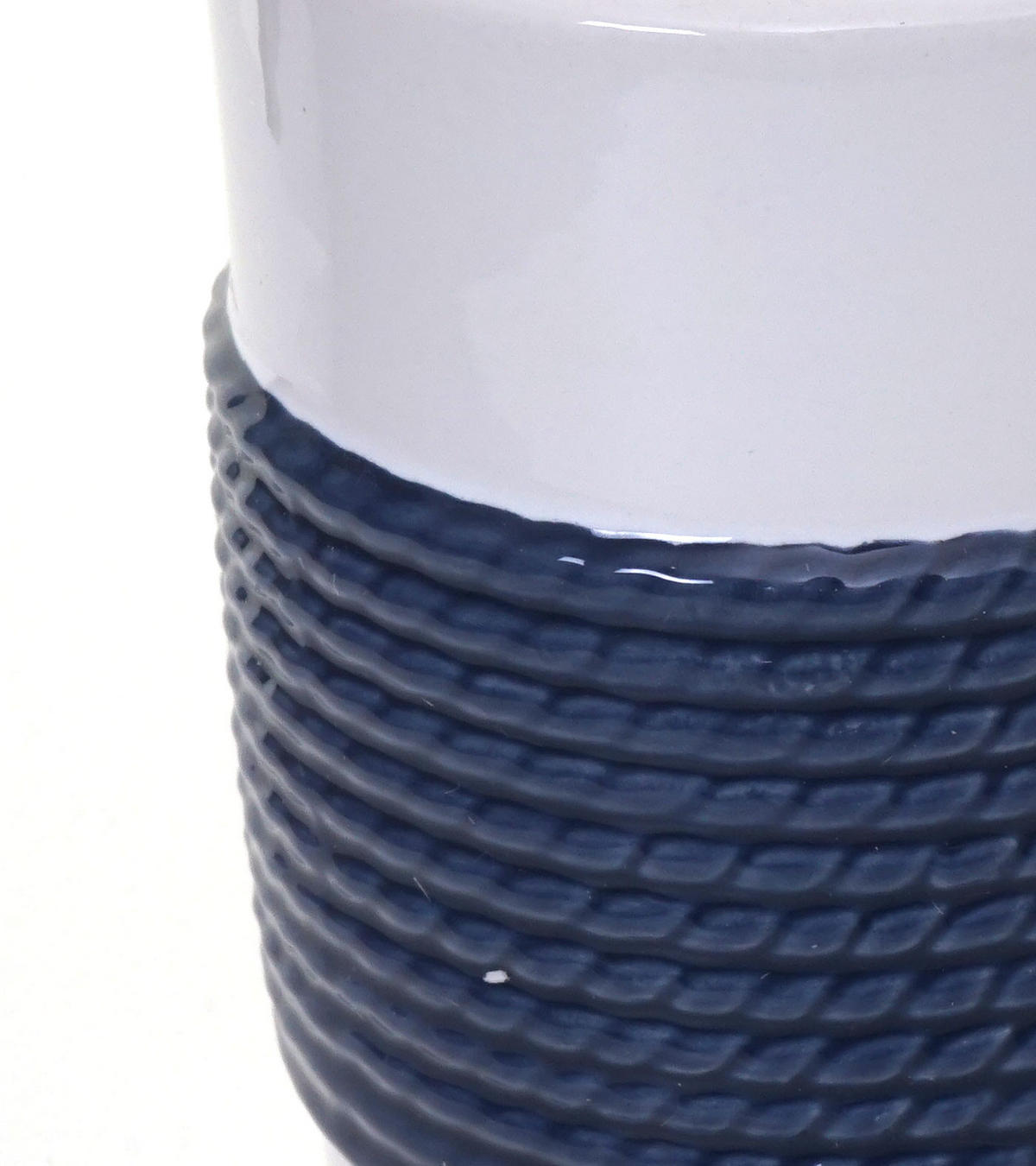 BADSET Weiß, Blau - Blau/Weiß, Keramik (10/30/10cm) - MCW