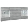 SIDEBOARD Bari Avola-Anthrazit - Anthrazit, Holzwerkstoff (166.5/75.5/35cm) - Vladon