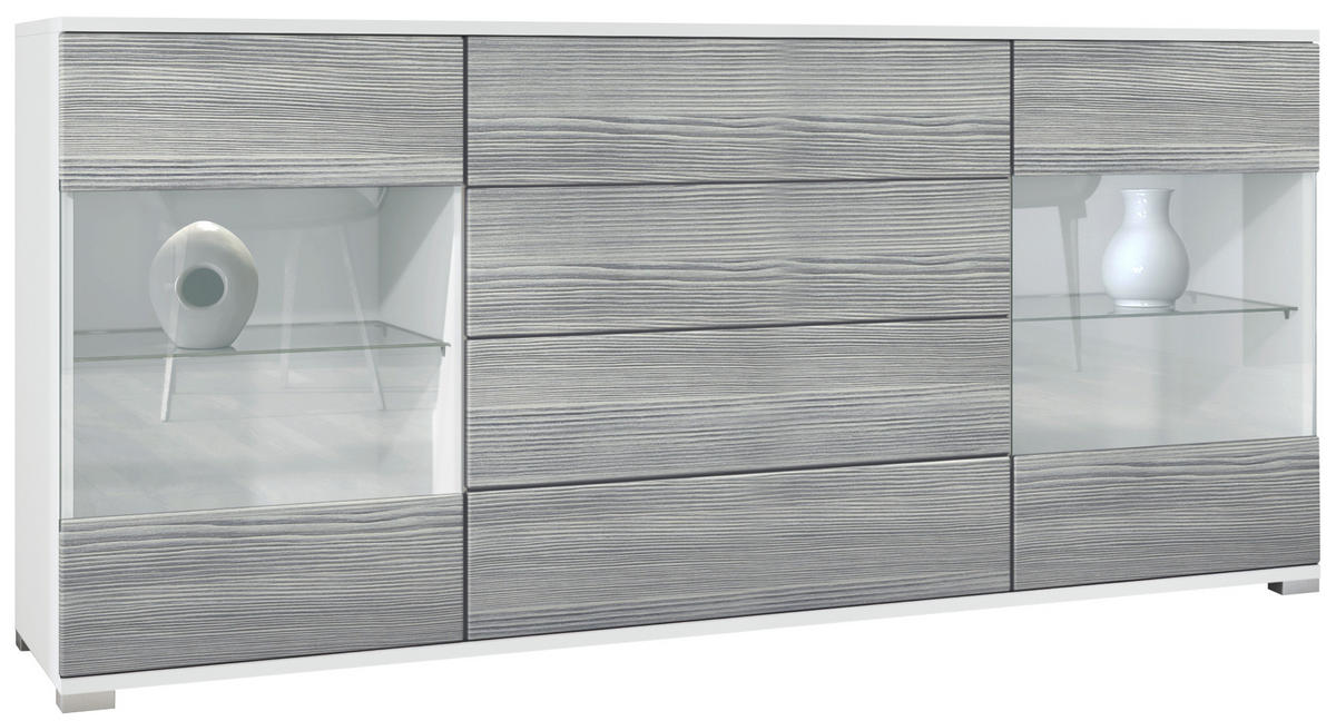 SIDEBOARD Bari Avola-Anthrazit - Anthrazit, Holzwerkstoff (166.5/75.5/35cm) - Vladon