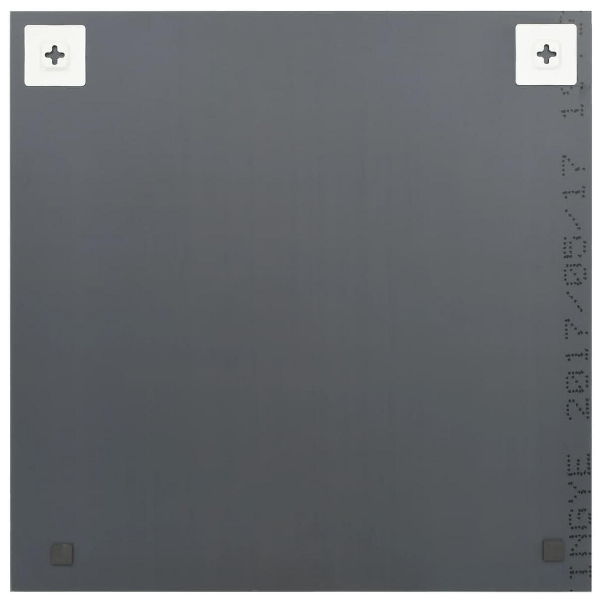 WANDSPIEGEL 2 Stk. 50x50 cm Quadratisch Glas - Silberfarben, Glas (50/1/50cm) - furnicato