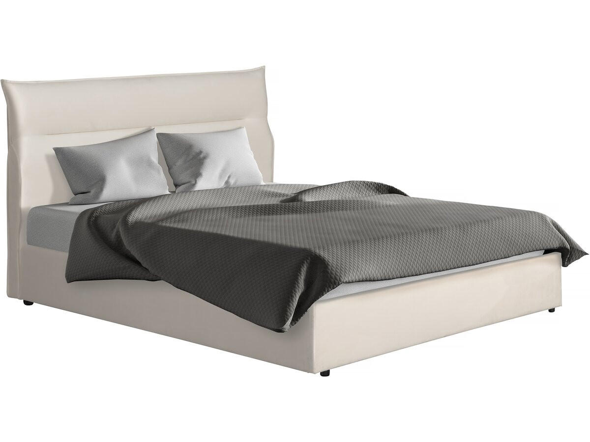 BETT isola beige - Beige, Textil (200/160cm) - Habitat Garten