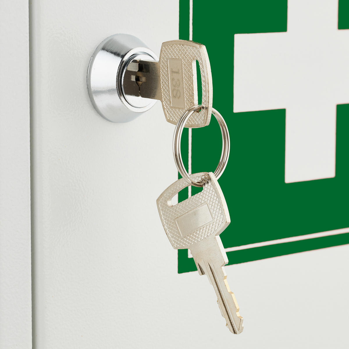 MEDIZINSCHRANK - Weiß, Metall (21.5/32/9.5cm) - Relaxdays