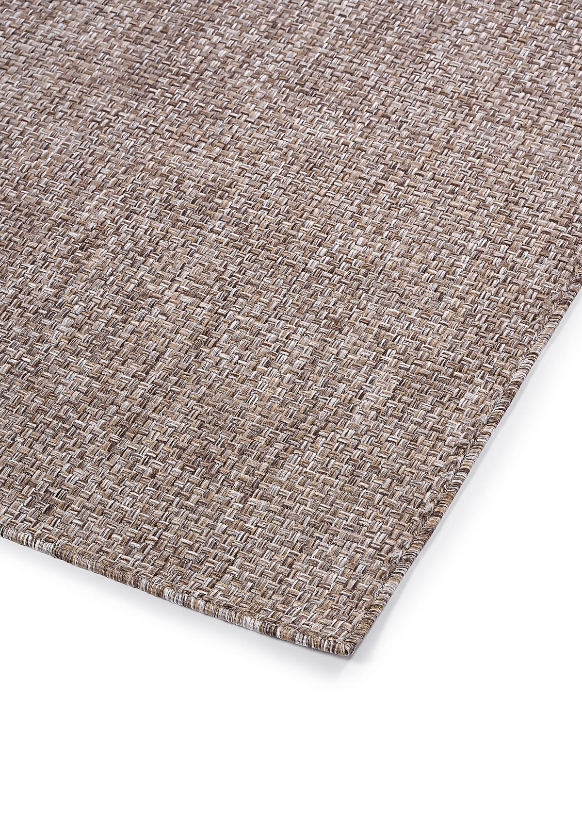 TEPPICH YUCANA Braun Outdoor Flachgewebe 160/230 cm - Braun, Textil (160/230cm) - Tapiso
