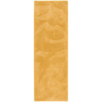 LUXUS SUPER SOFT HOCHFLOR LANGFLOR TEPPICH LÄUFER DELUXE - Currygelb, Textil (80/160cm) - Snapstyle