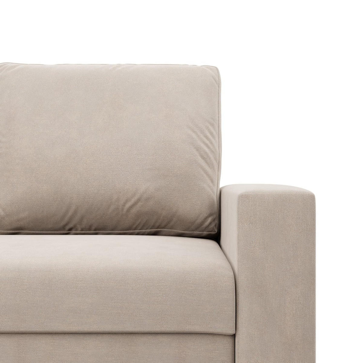 LOUNGESESSEL NEO, Creme - Creme, Textil (83/85/92cm) - Mebligo