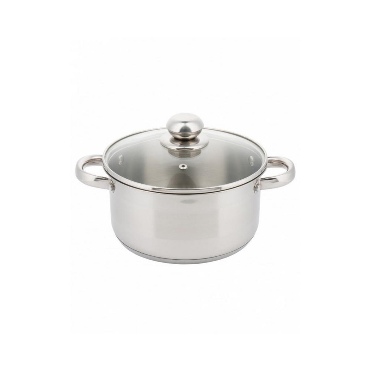 TOPF Silber 14/14/7 cm KH4326 - Silberfarben, Glas (14cm) - Kinghoff 