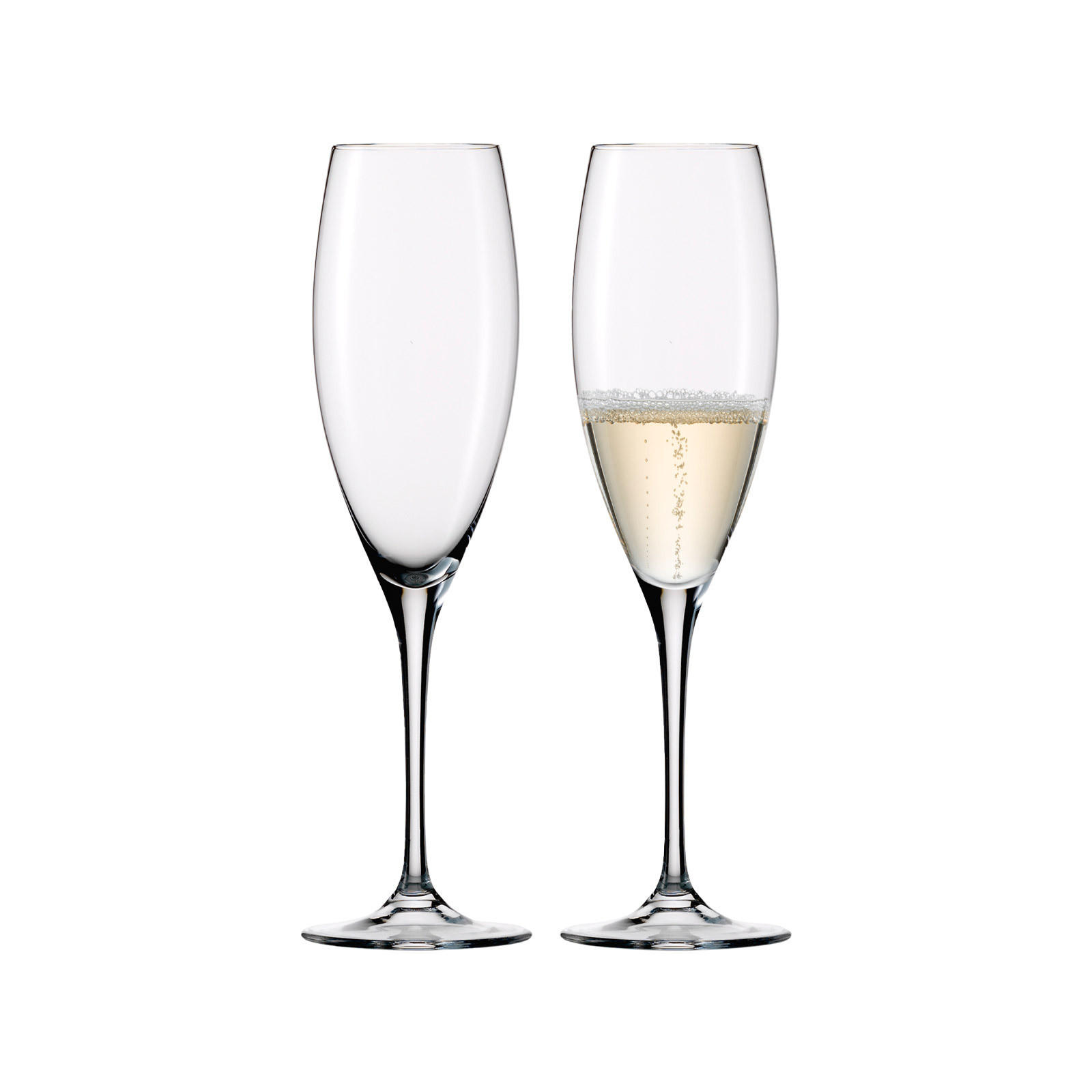 CHAMPAGNERGLÄSER Jeunesse transparent 270 ml 2er Set - Transparent, Glas (0.27L) - Eisch