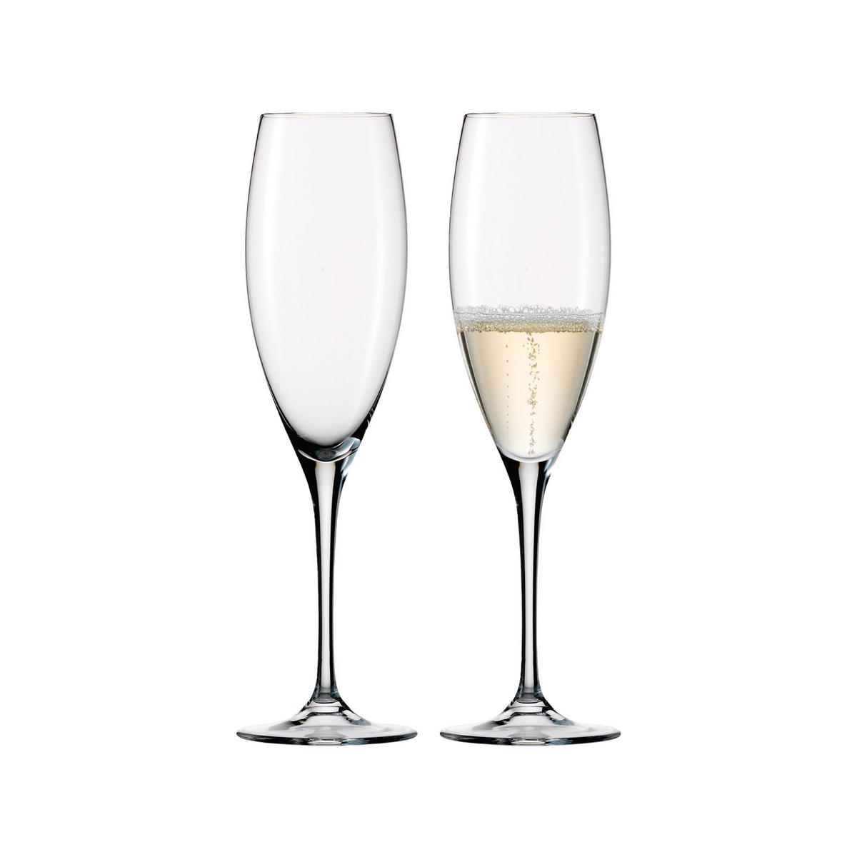 CHAMPAGNERGLÄSER Jeunesse transparent 270 ml 2er Set - Transparent, Glas (0.27L) - Eisch