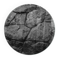 GLASPLATTE für Kamin Ø 70 cm - Grau, Glas (70/70/0.4cm) - TULUP