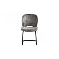 ESSZIMMERSTUHL JONA Anthrazit Webstoff - Anthrazit/Schwarz, Kunststoff/Textil (49/92/59cm) - KAWOLA