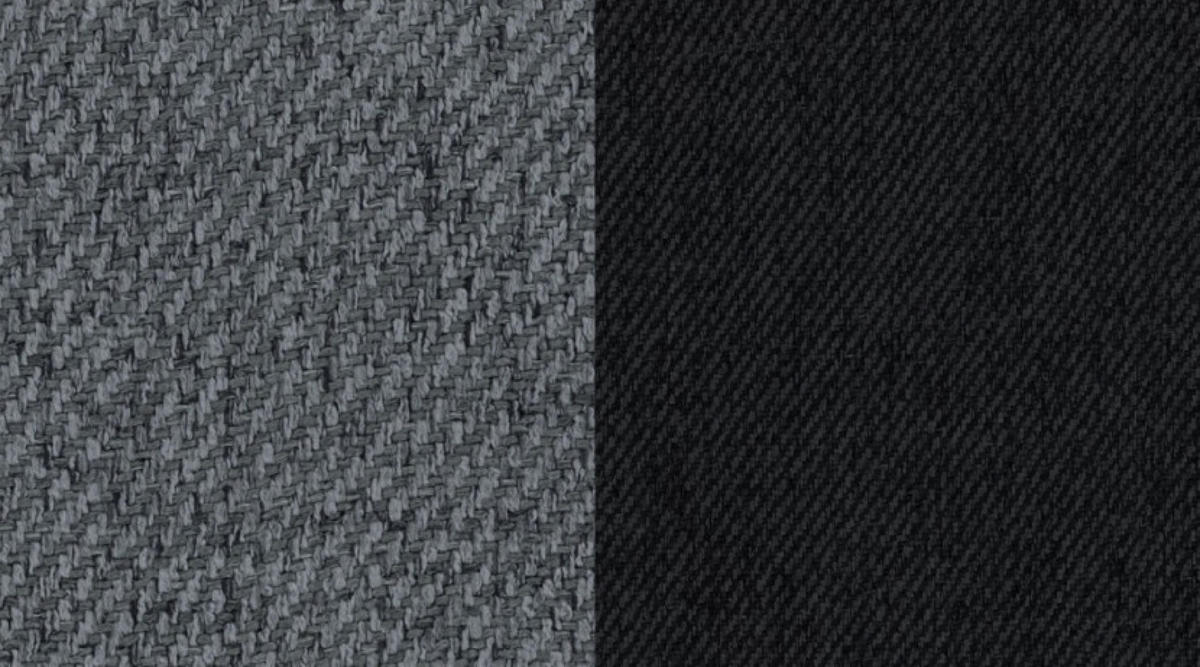 SOFA Grau Bonito Gepolstert - Grau, Naturmaterialen/Textil (199/91/91cm) - Sepro Meble