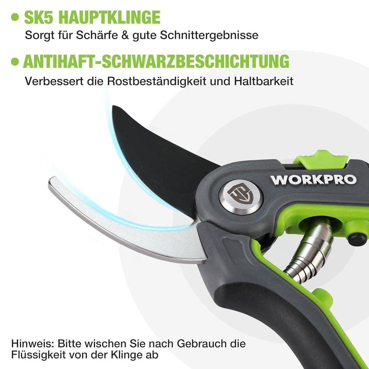 GARTENSCHERE 210 mm SK5 Klinge - Multicolor, Metall (3.2/7.8/23.6cm)