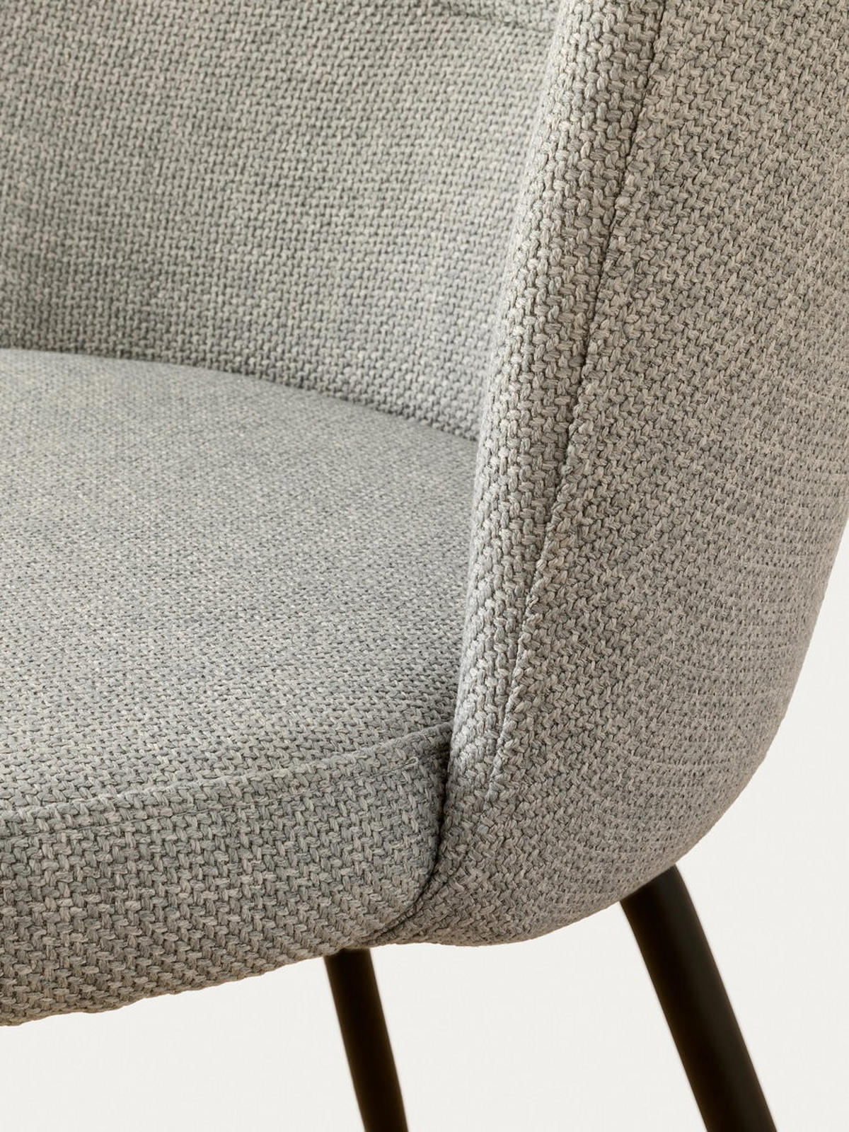 STUHL Beiz Grau 54 cm x 81 cm - Grau, Textil (54/81/59cm) - Kenay Home